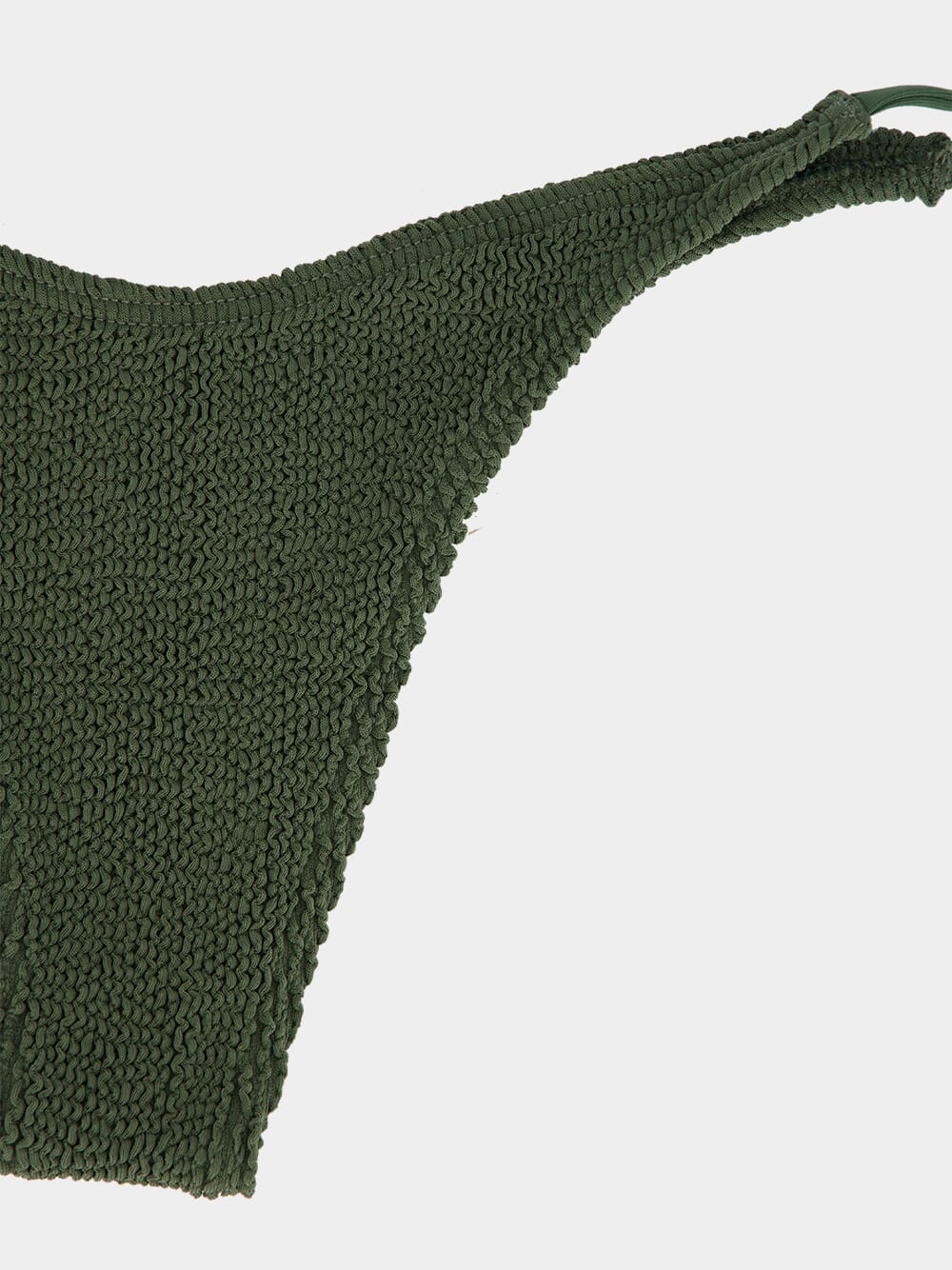 Khaki Crinkle Serenity Tie-Side Bikini Brief - Image 3