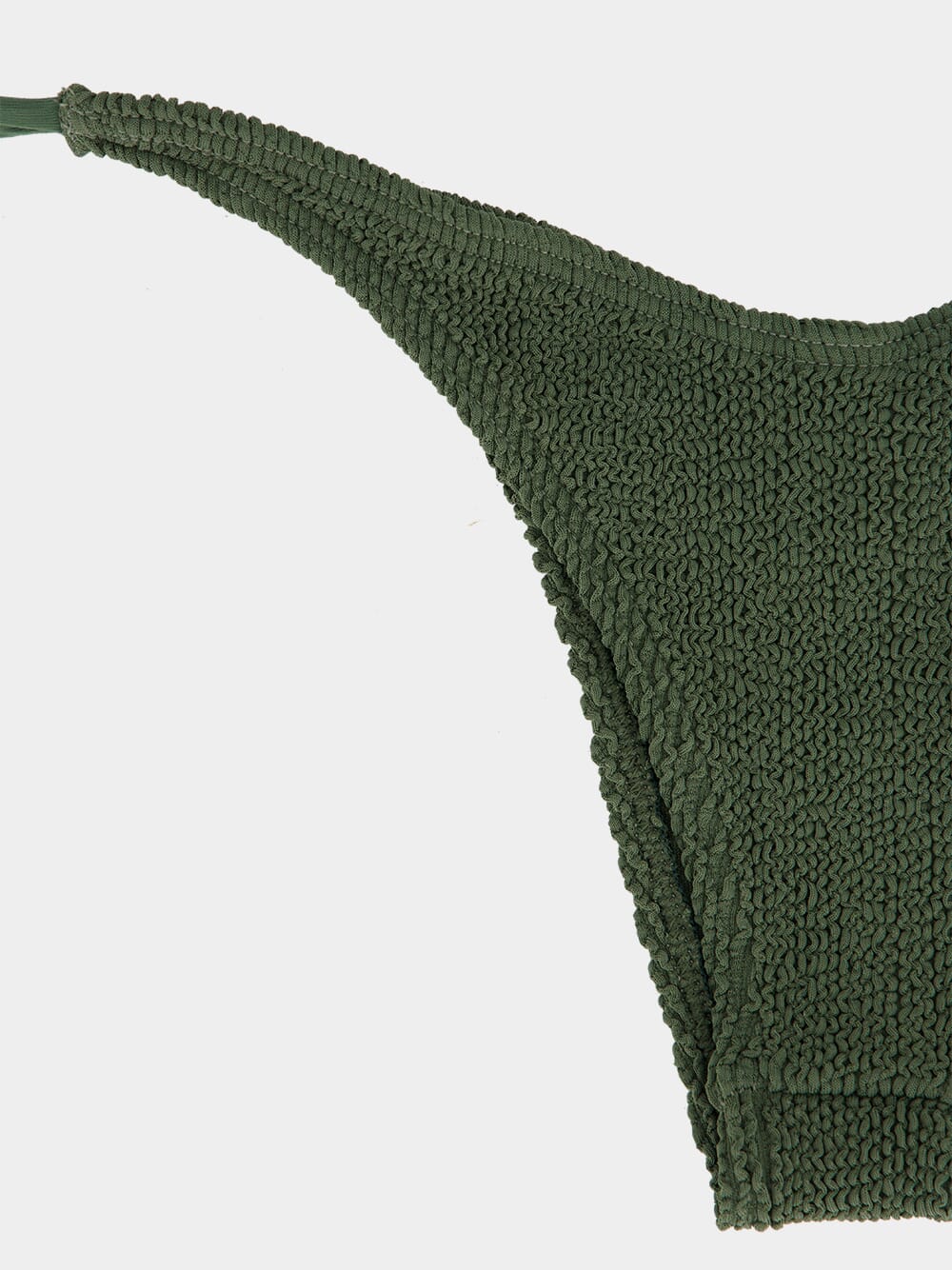 Khaki Crinkle Serenity Tie-Side Bikini Brief - Image 4