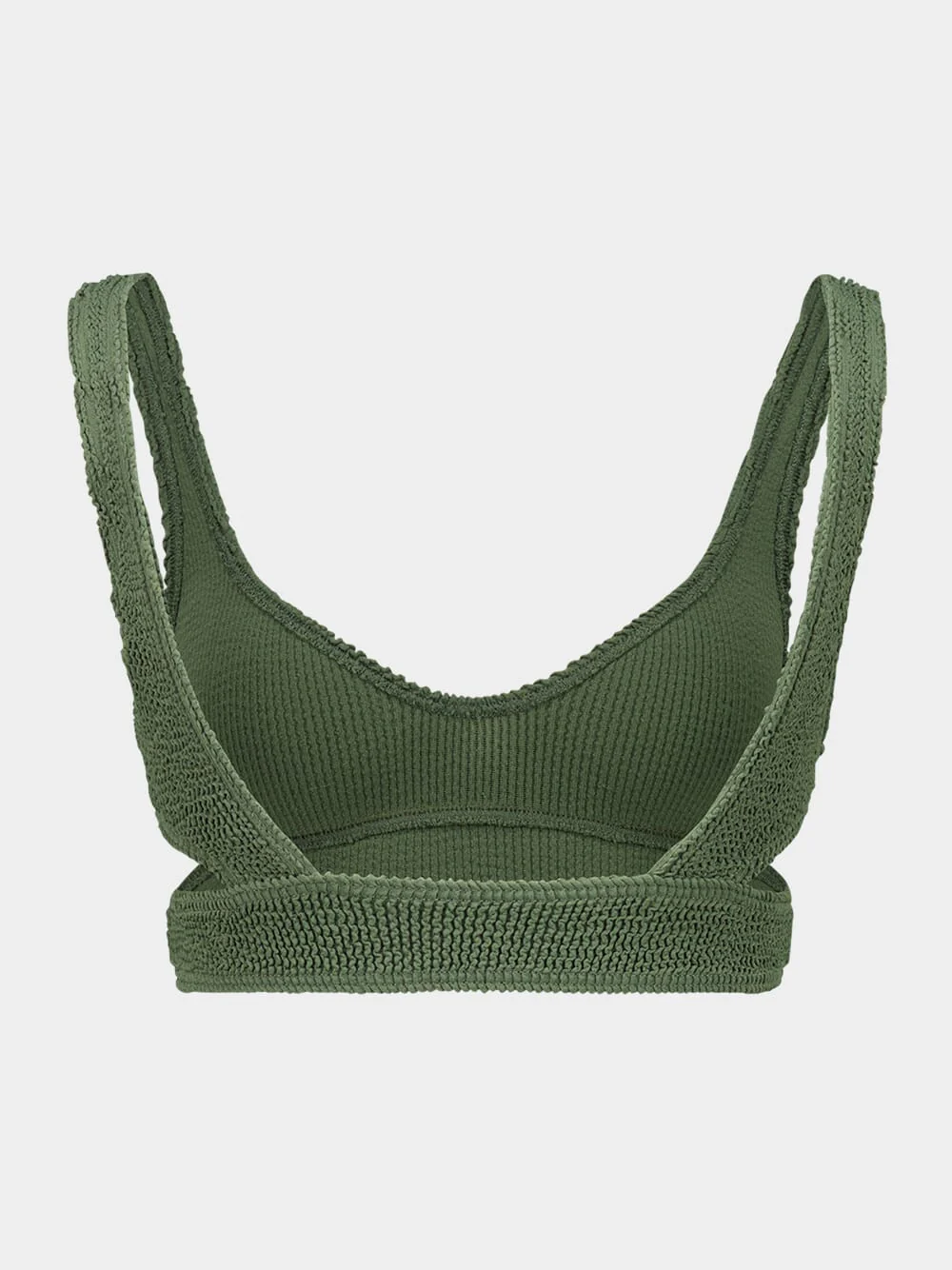 Khaki Nino Crop Bikini Top - Image 2