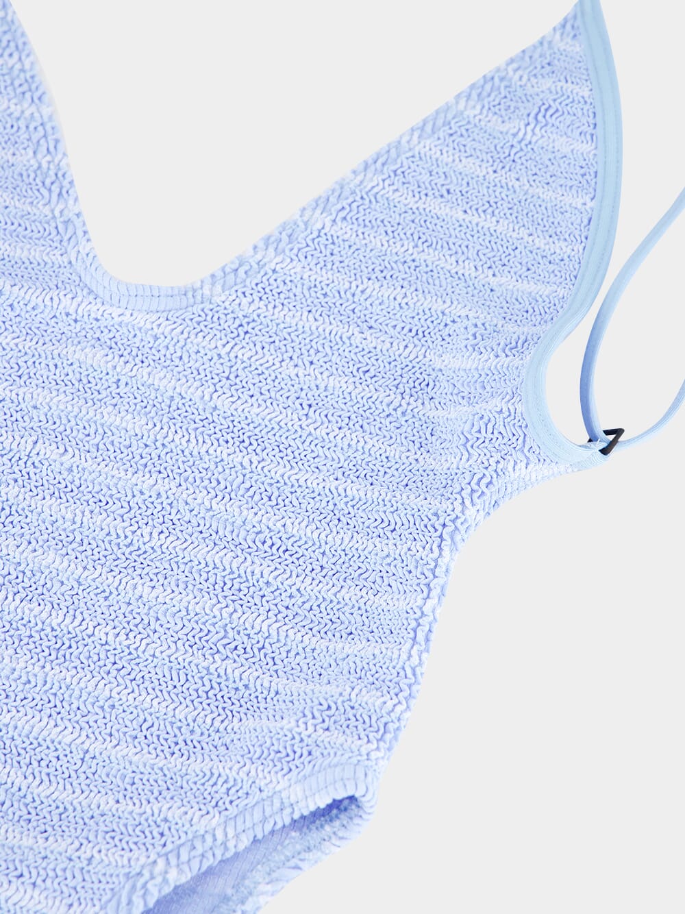 Powder Blue Stripe Everly One-Piece Swimsuit - Image 3
