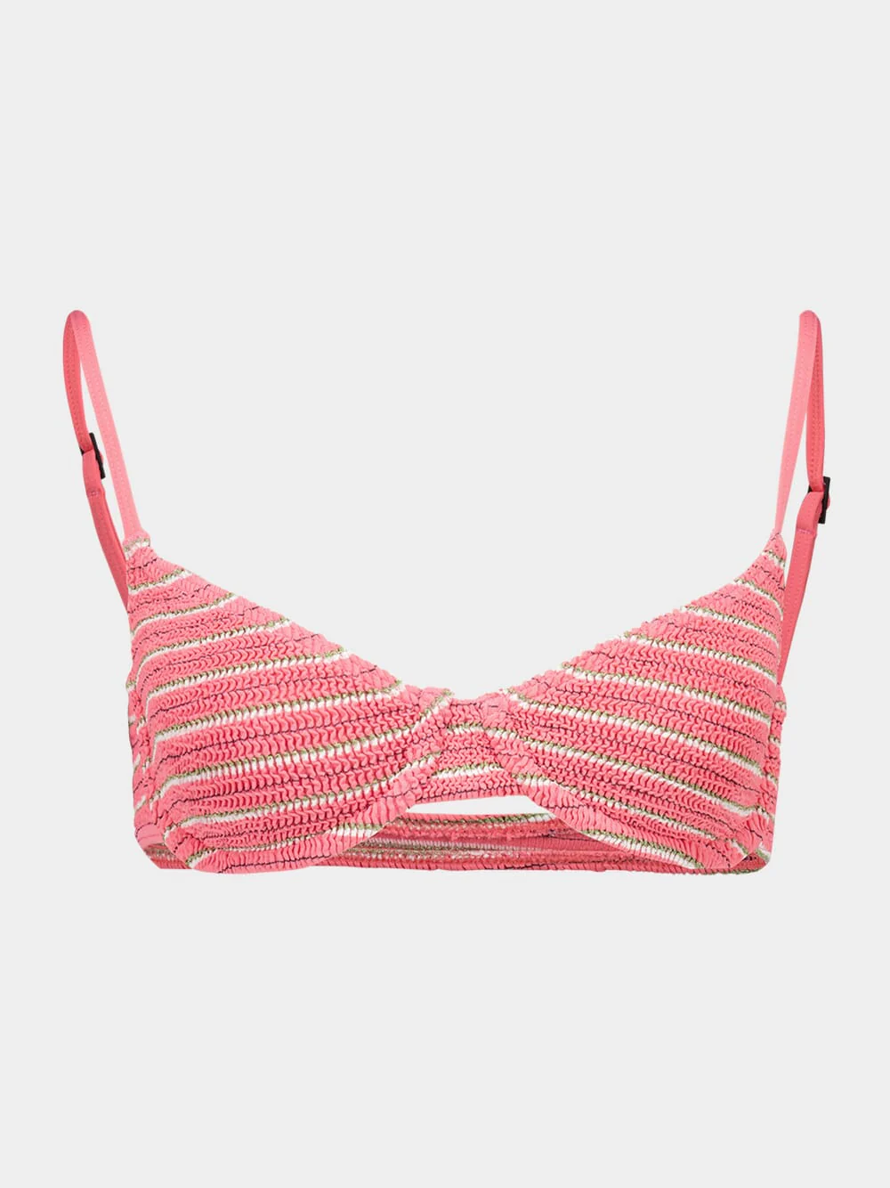 Watermelon Stripe Gracie Bikini Top