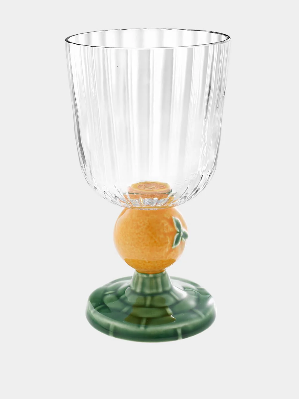 Glass Goblet with Orange - Image 4