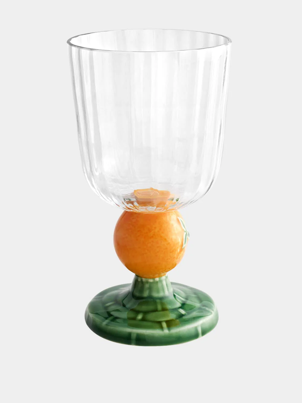 Glass Goblet with Orange - Image 5