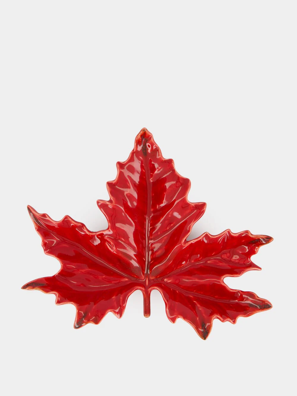 Maple Leaf Small in Burgundy