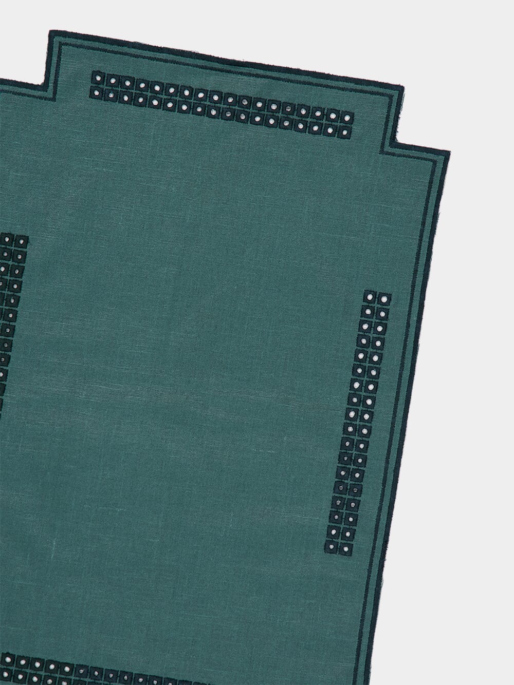 Erica Antistain Linen Horizontal Placemat in Woods - Image 4