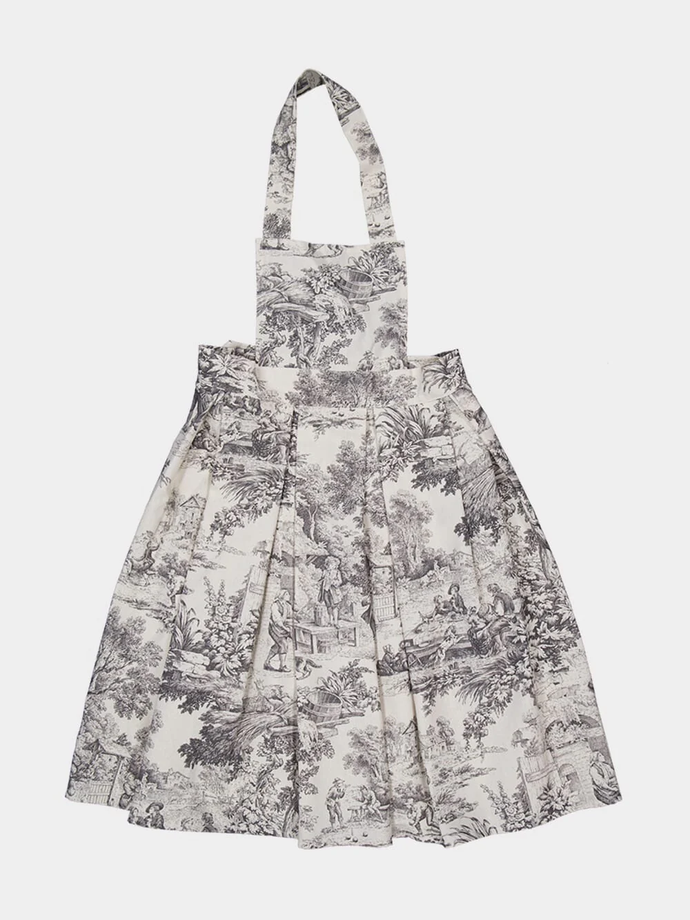 Gilda Apron in TDJ Black Cotton