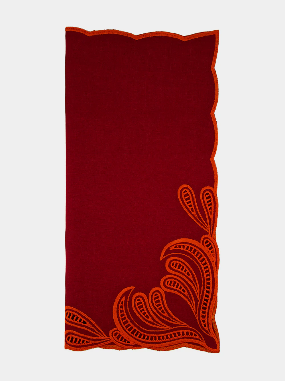Tecla Linen Placemat My Heart Red - Image 2