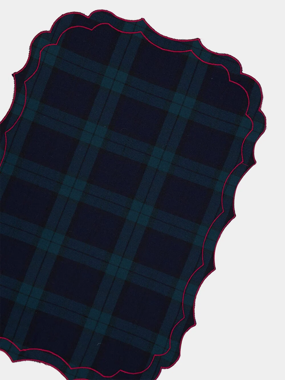 Scottish Florence Placemat in Blue and Red - Image 4