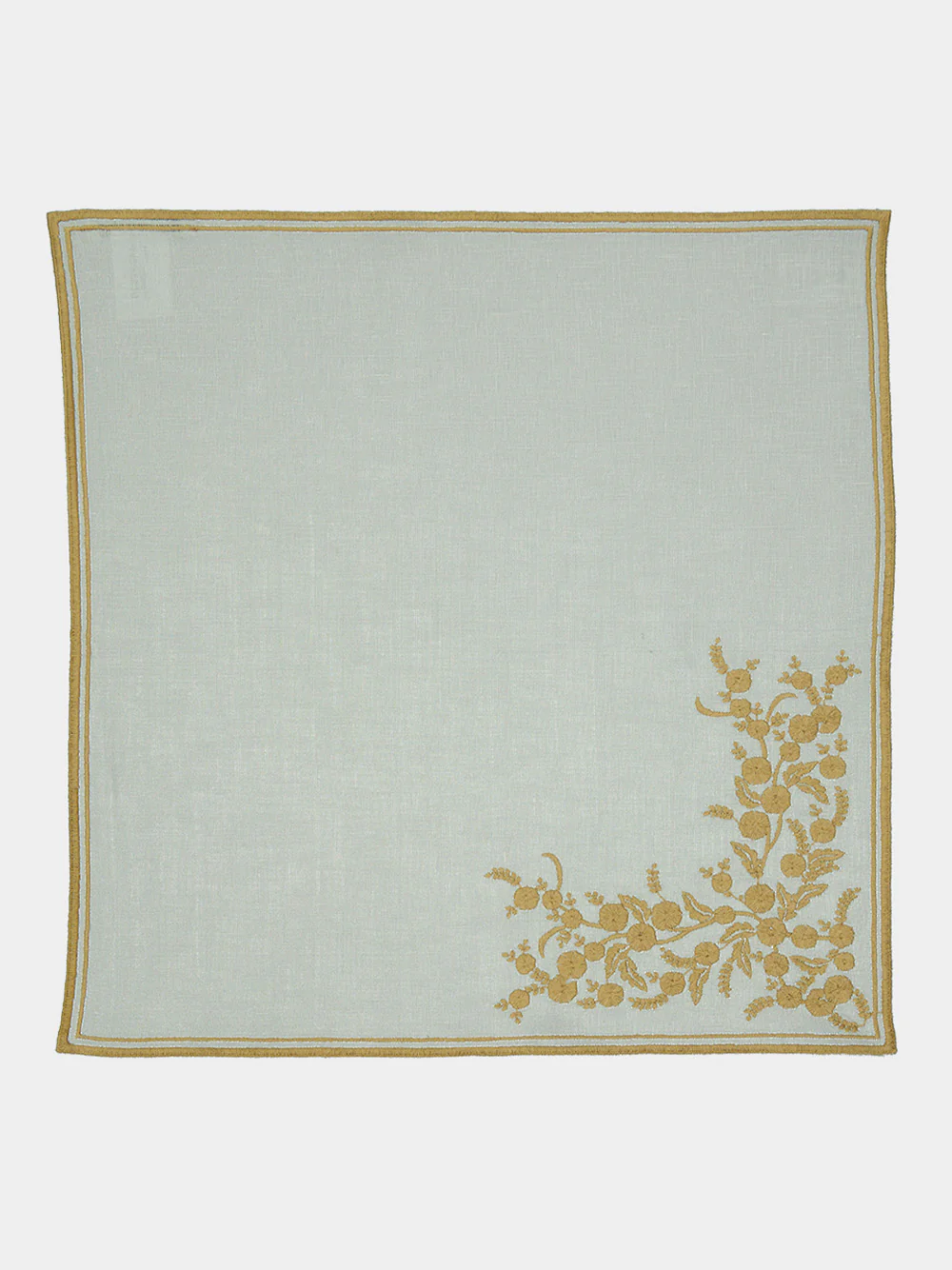Venaria Linen Napkin in Ice and Ginger