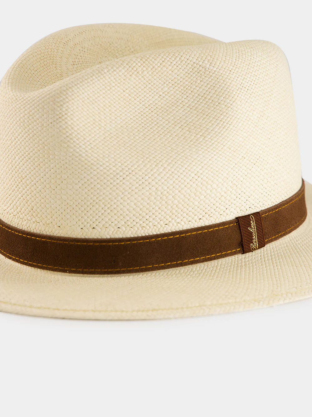 Natural and Brown Country Panama Quito Hat - Image 5