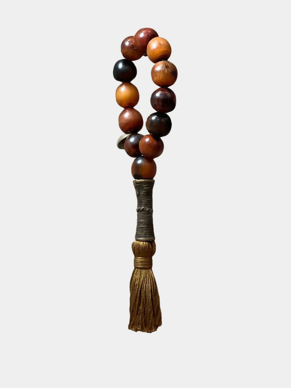 Brown Horn With Brown Hairpiece Sculpture - Image 2