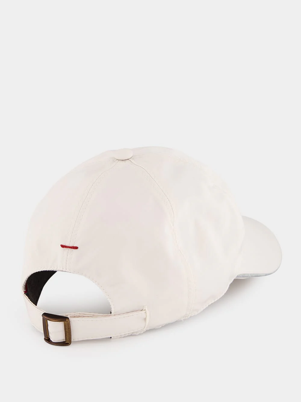 White Logo Embroidered Baseball Cap - Image 2