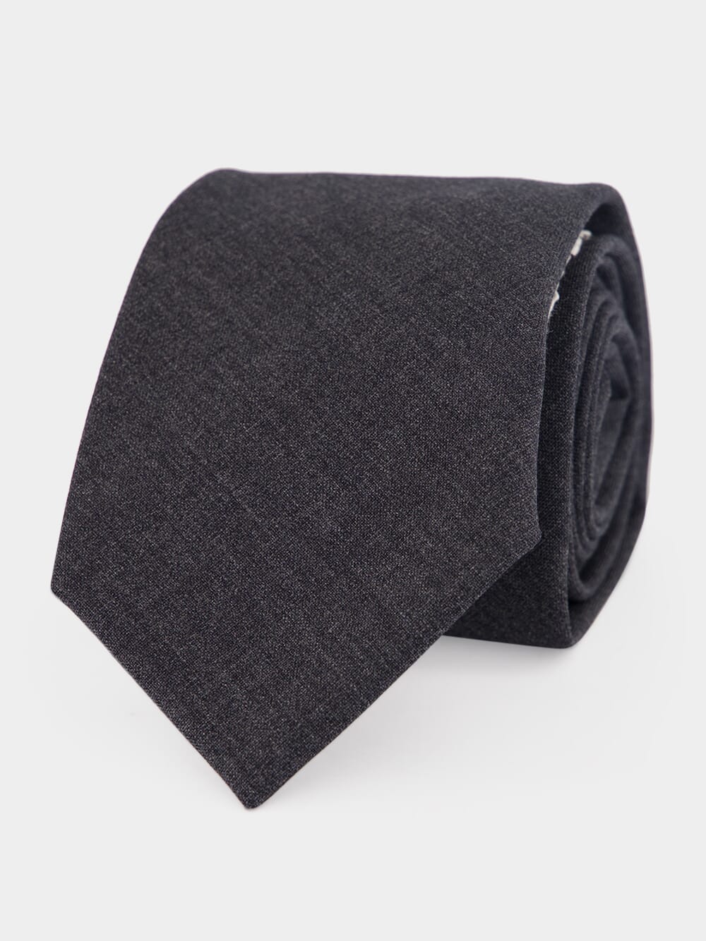 Anthracite Virgin Wool Tie