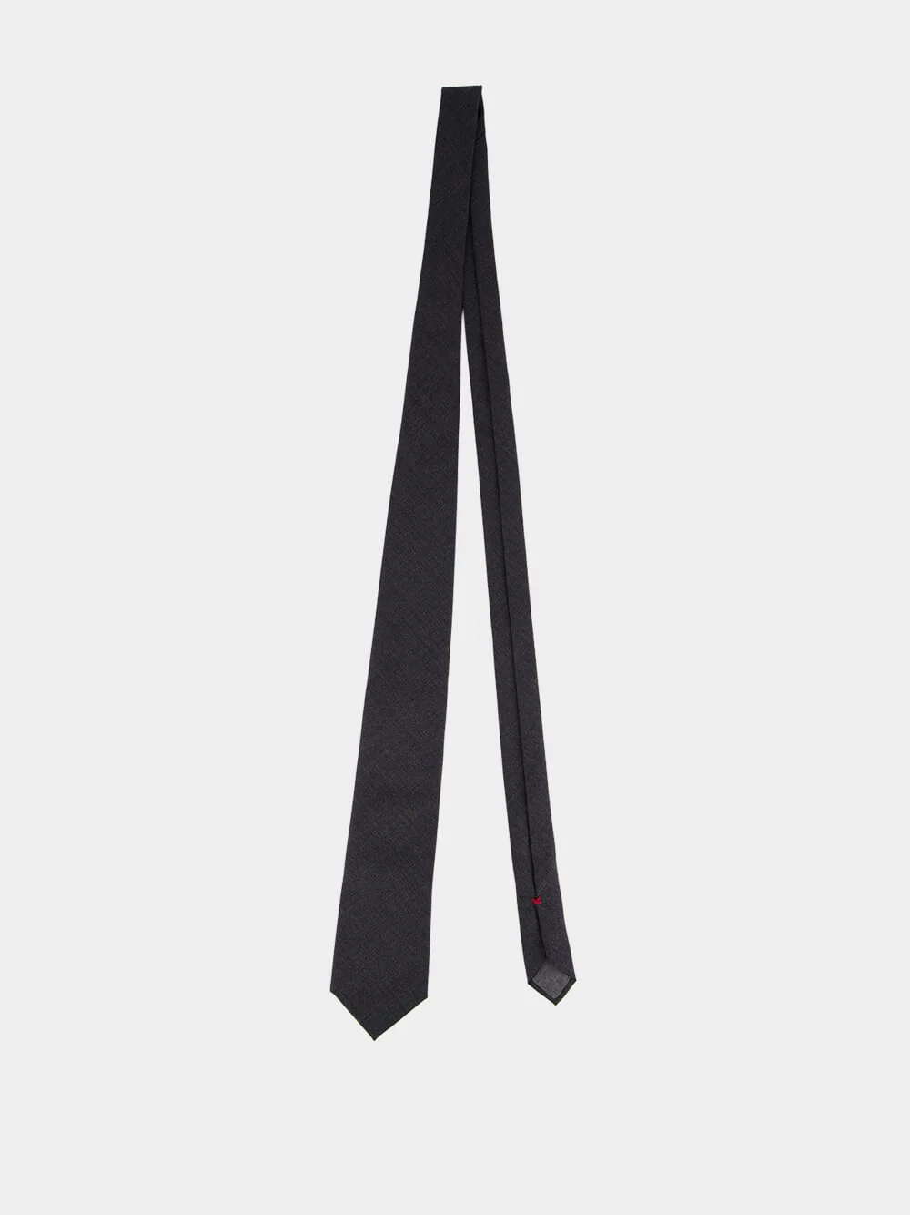 Anthracite Virgin Wool Tie - Image 3