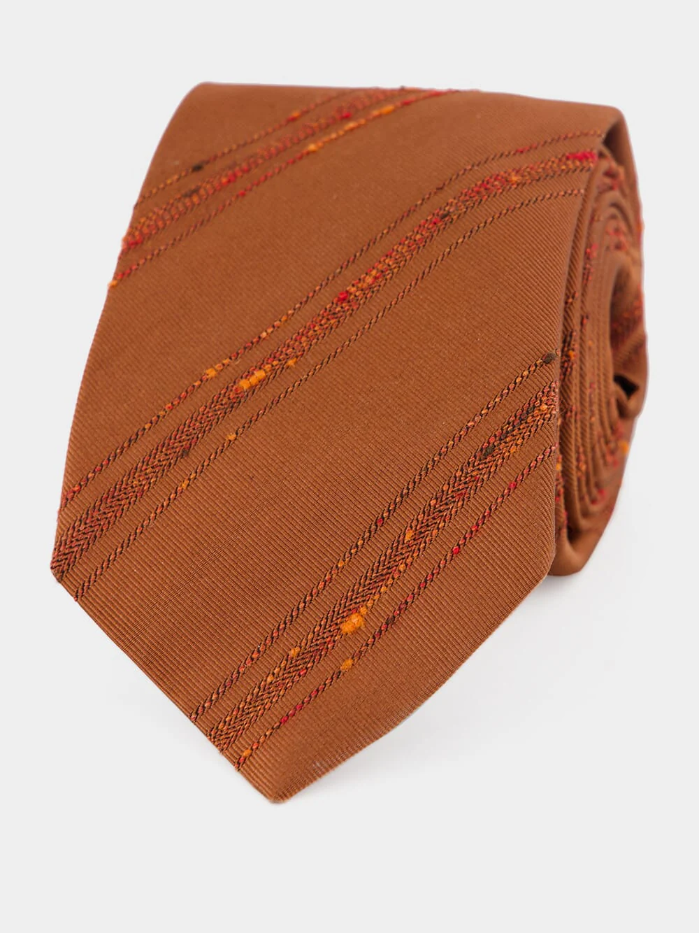 Apricot Silk Cotton Tie