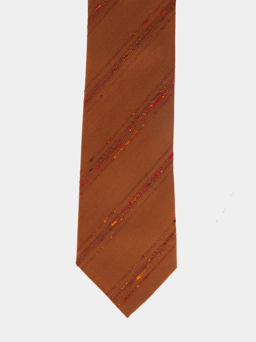 Apricot Silk Cotton Tie - Image 3