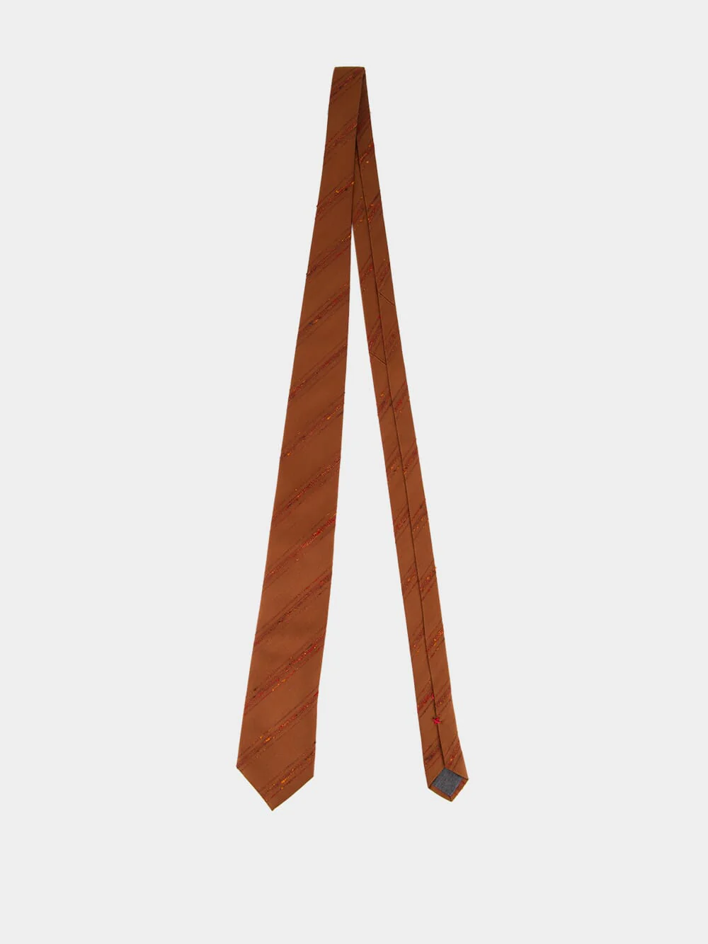 Apricot Silk Cotton Tie - Image 4