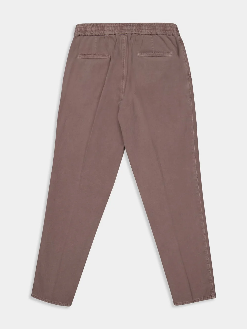 Beige Corduroy Drawstring Leisure Trousers - Image 6