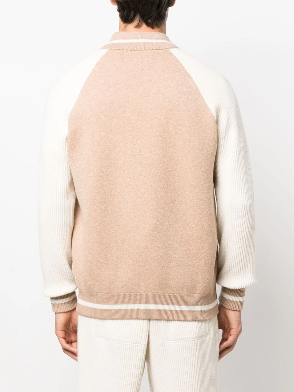 Wool-Cashmere Blend Bomber Jacket - Image 4
