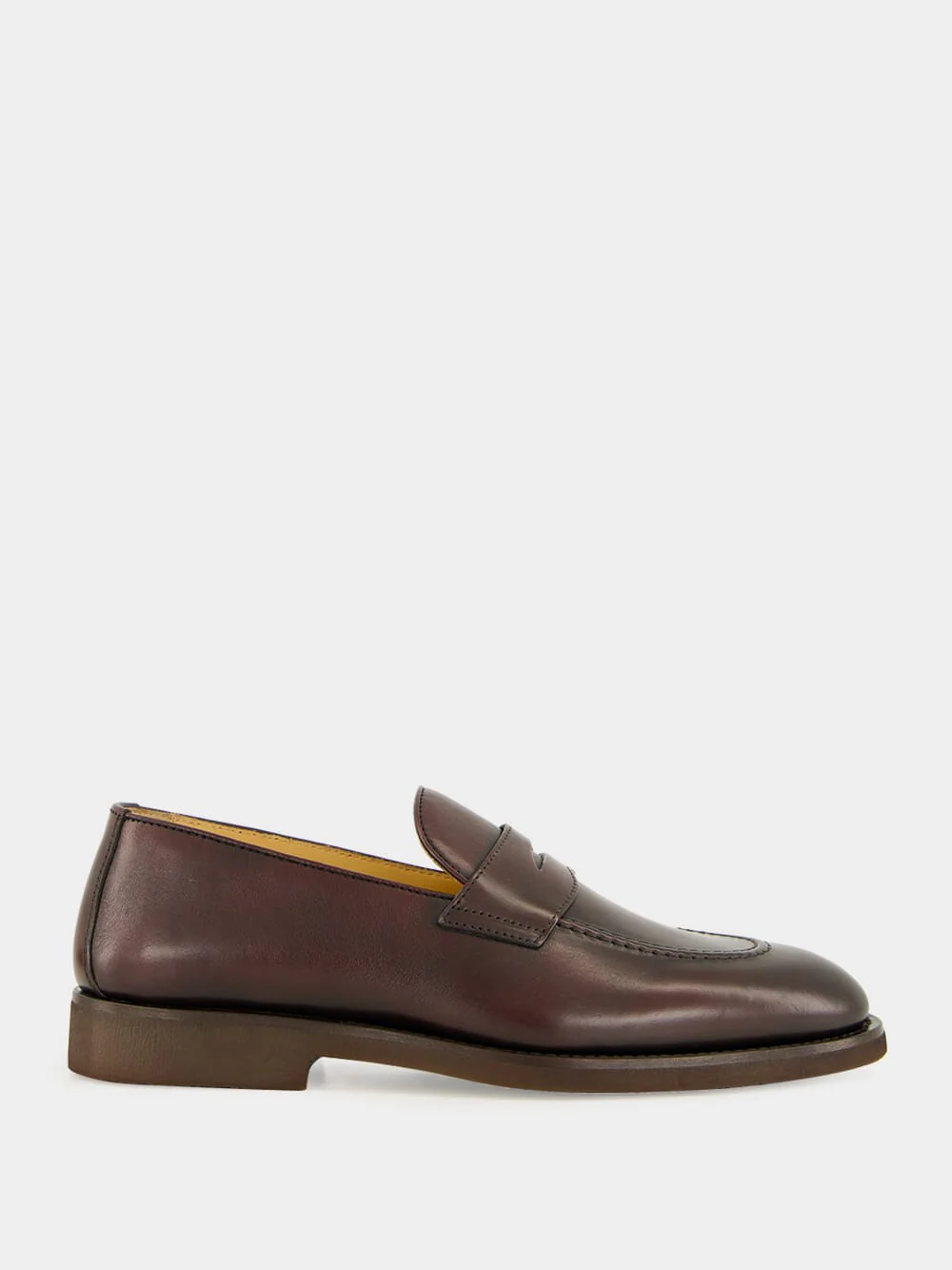 Brown Calf Leather Loafers