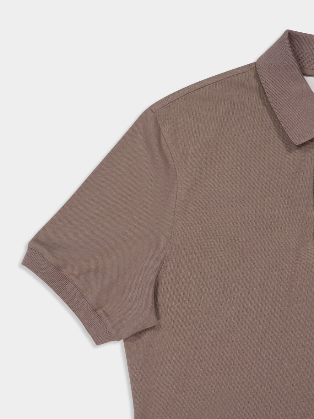 Brown Cotton Piqué Polo Shirt - Image 4