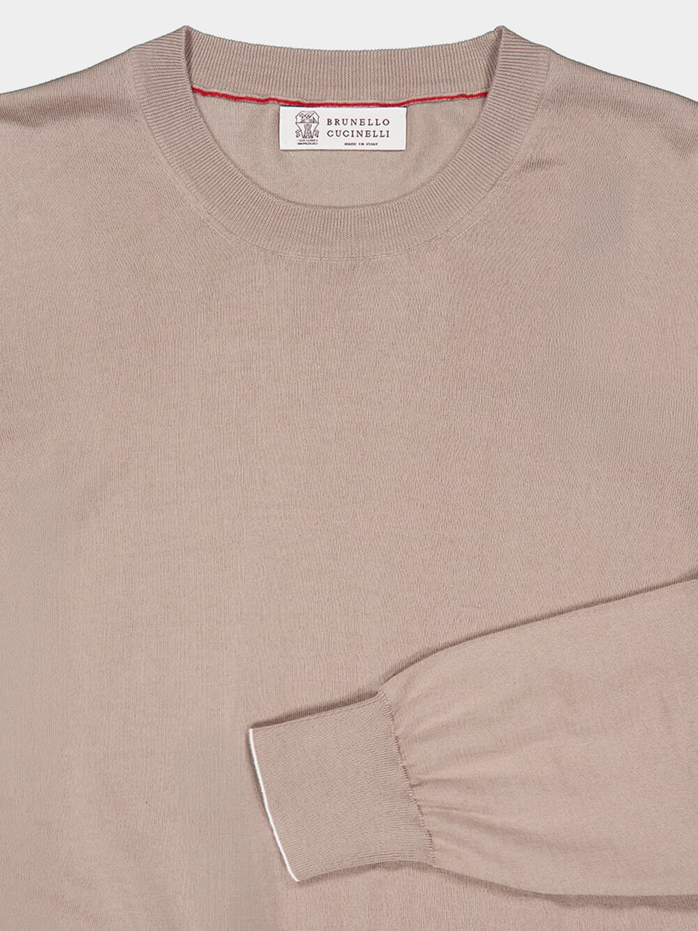 Brown Lightweight Cotton Sweater - Image 3