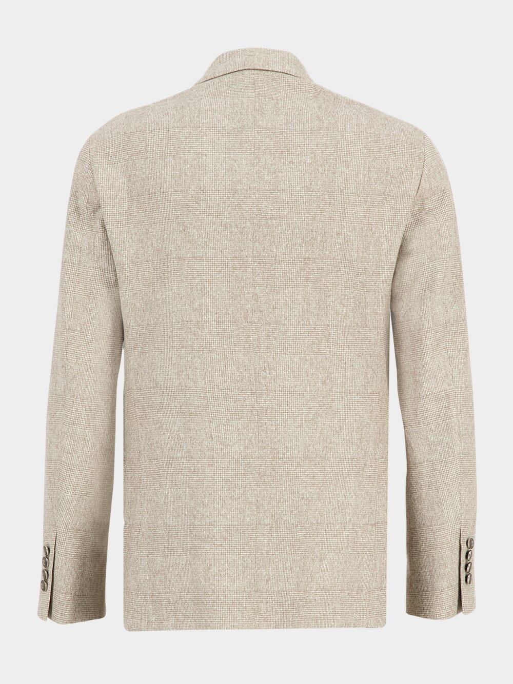 Brown Silk Wool and Cashmere Flecked Suit - Image 4