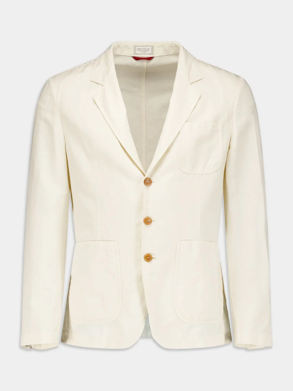 Buttoned Linen Jacket