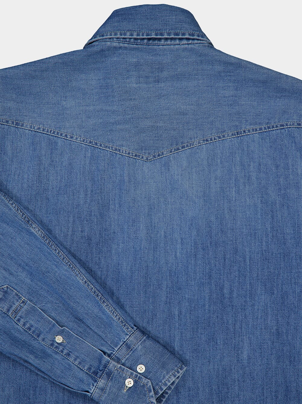 Blue Denim Shirt - Image 4