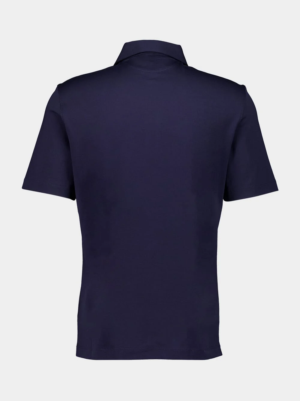 Cobalt Blue Cotton Polo - Image 2