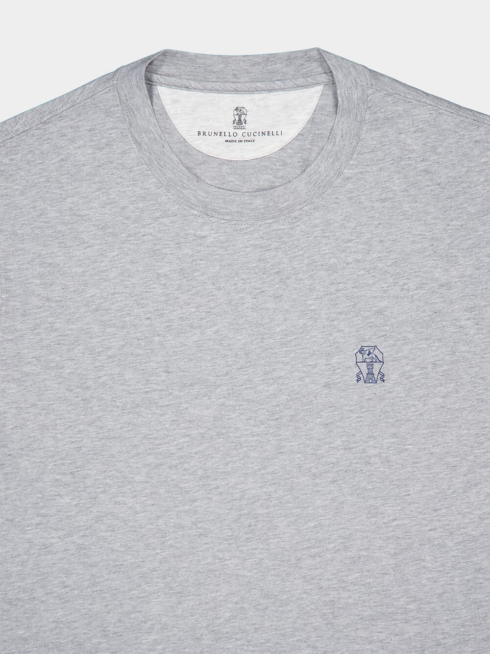 Grey Cotton Jersey T-Shirt - Image 3