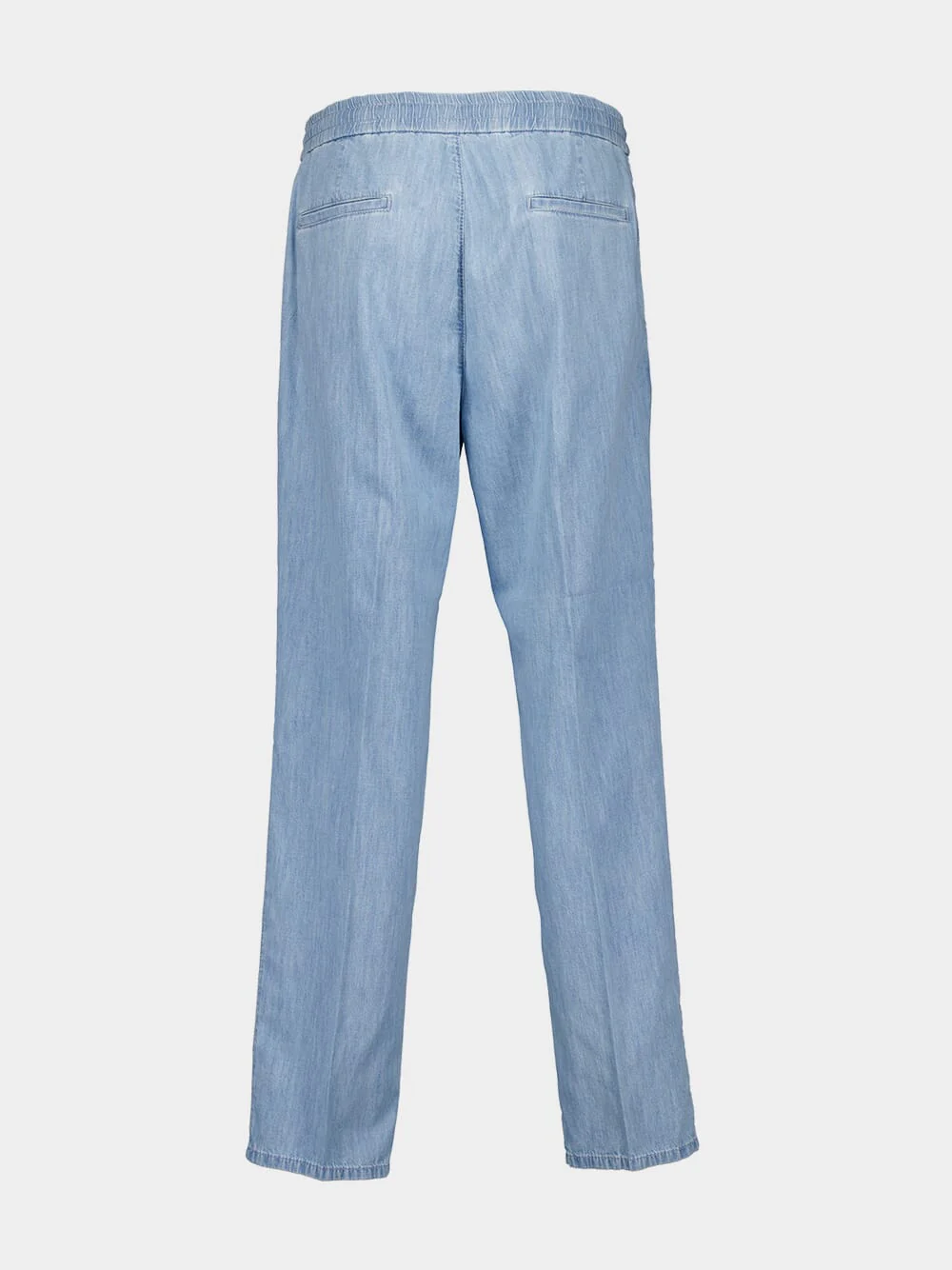 Light Blue Leisure Fit Trousers - Image 3