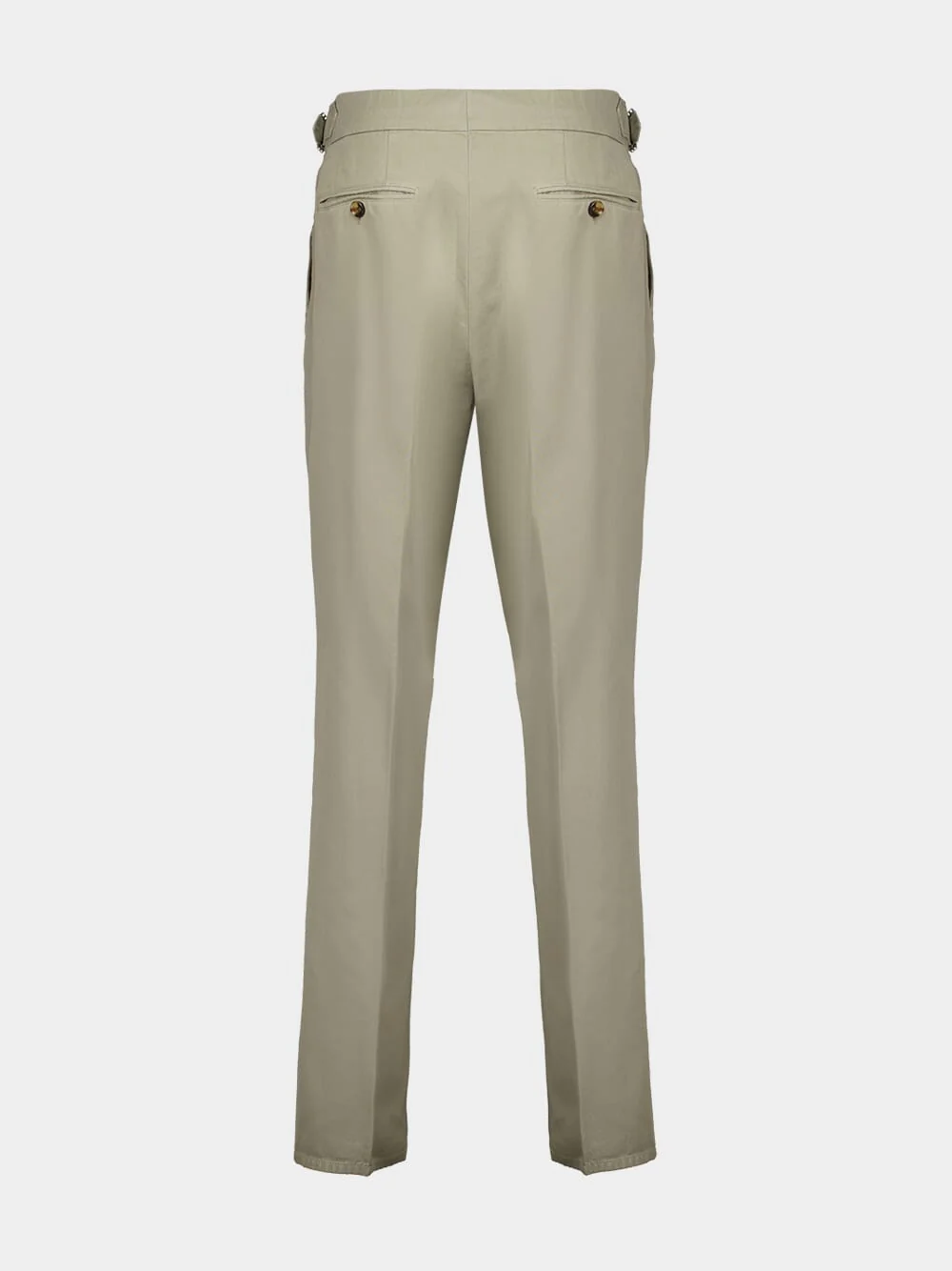 Light Green Straight Fit Drawstring Pants - Image 2