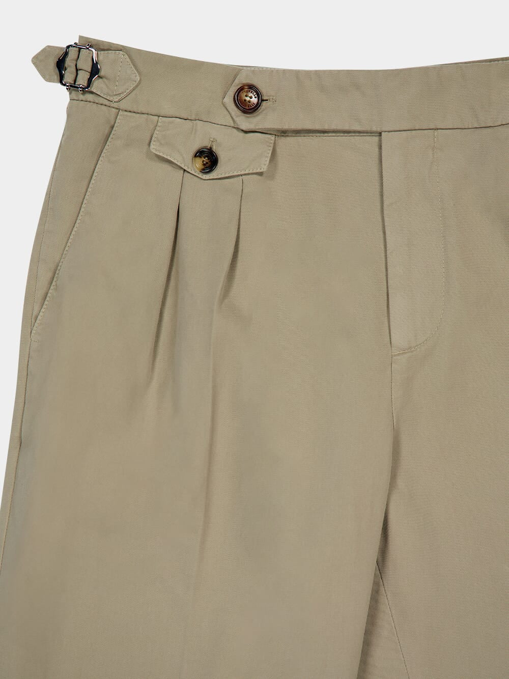 Light Green Straight Fit Drawstring Pants - Image 3