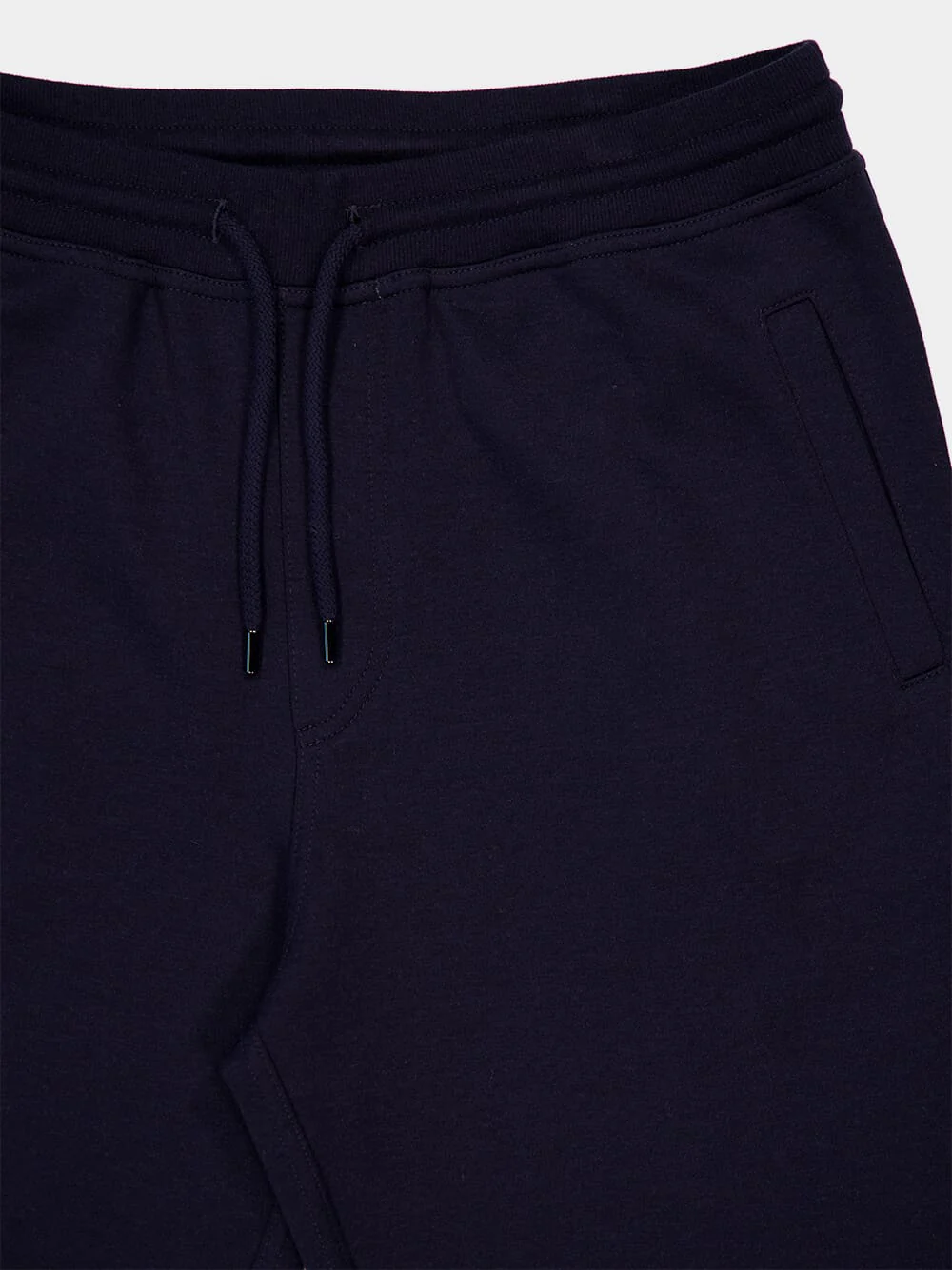 Navy Blue Casual Fit Cotton Pants - Image 3