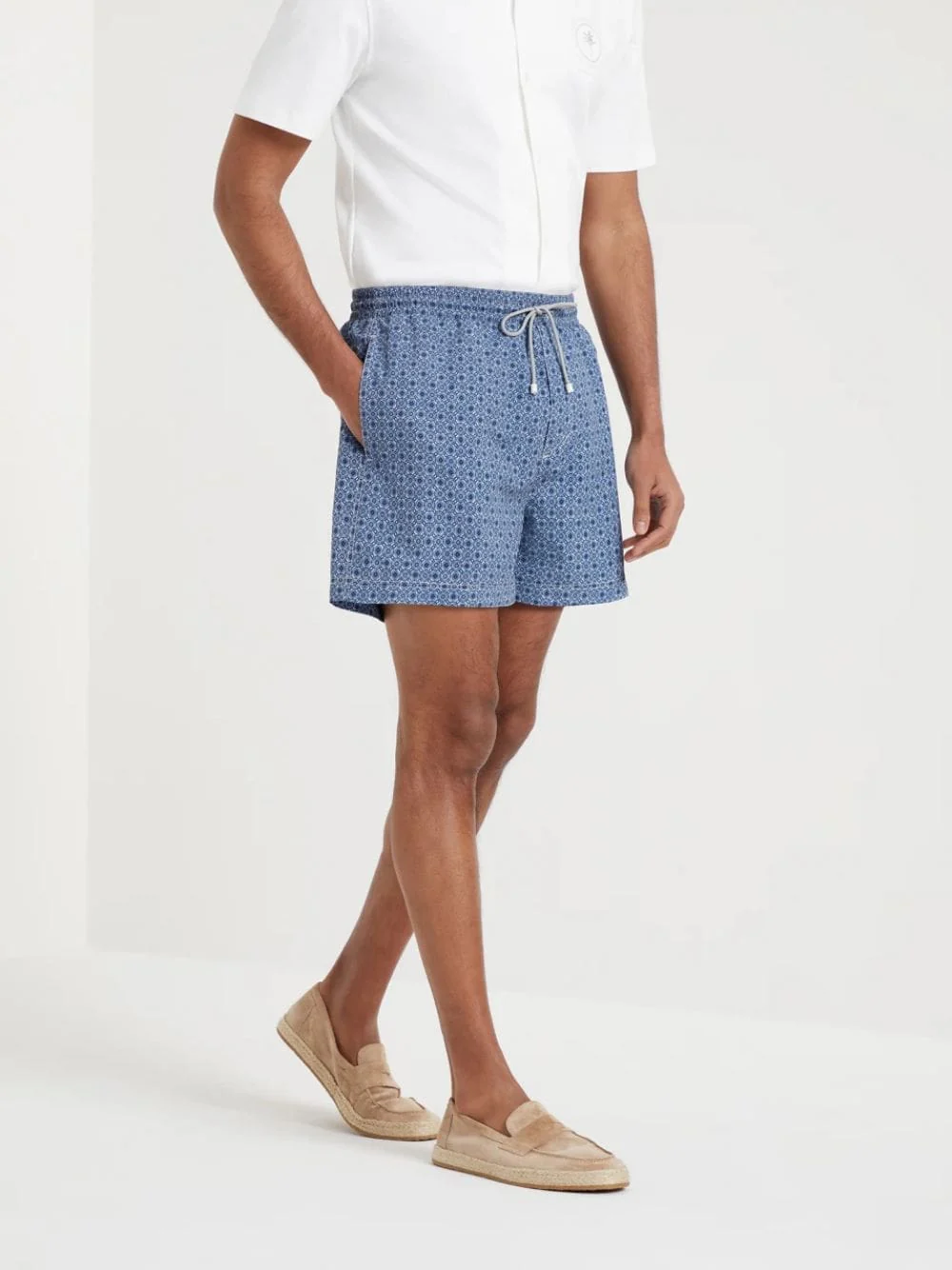 Pacific Geometric Swim Shorts - Image 2