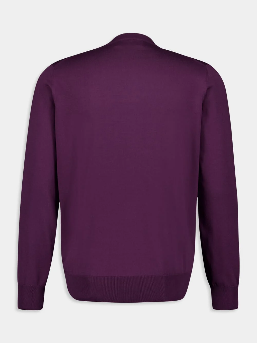 Plum Cotton Sweater - Image 2