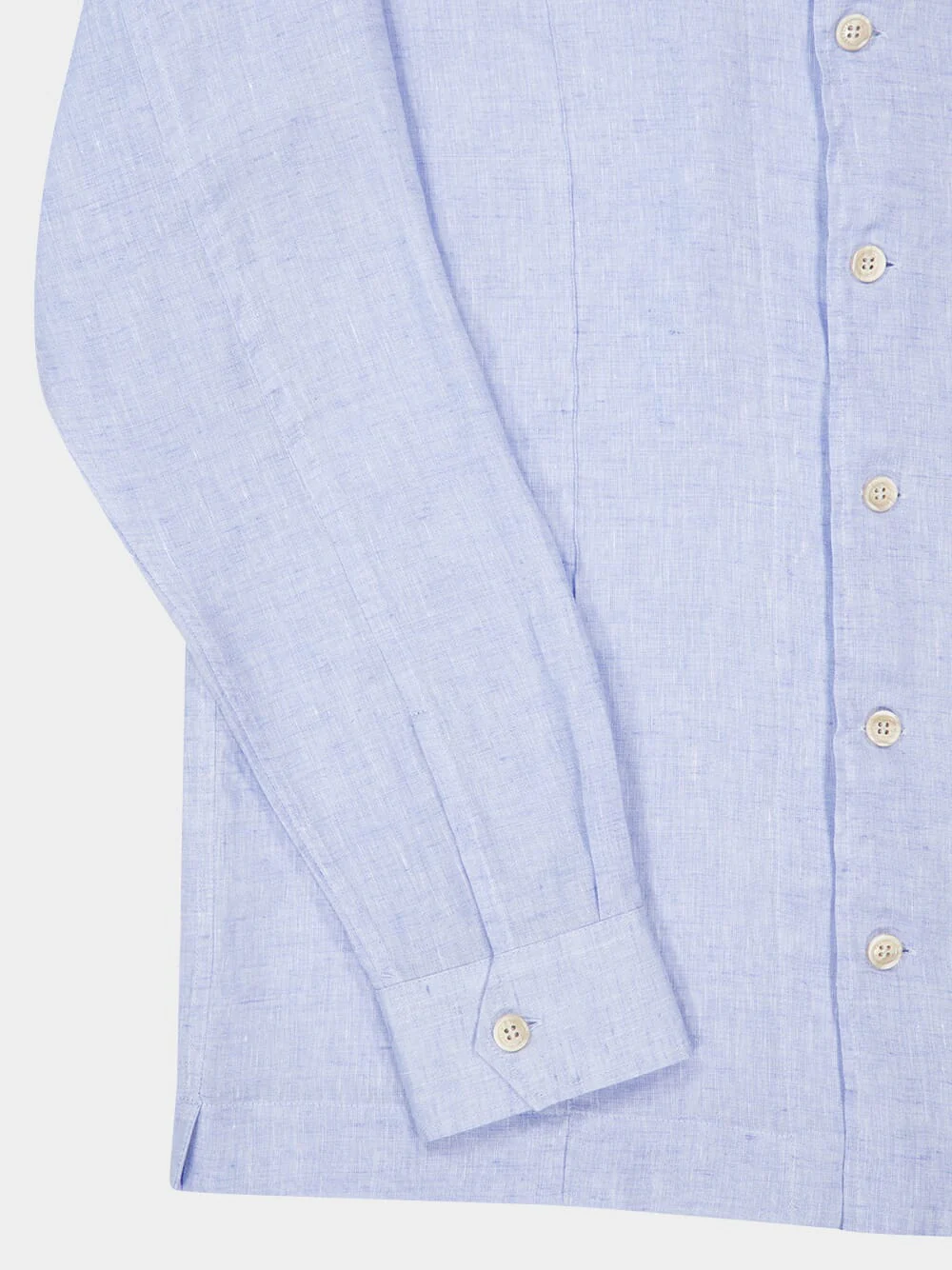 Cloud Blue Linen Shirt - Image 4