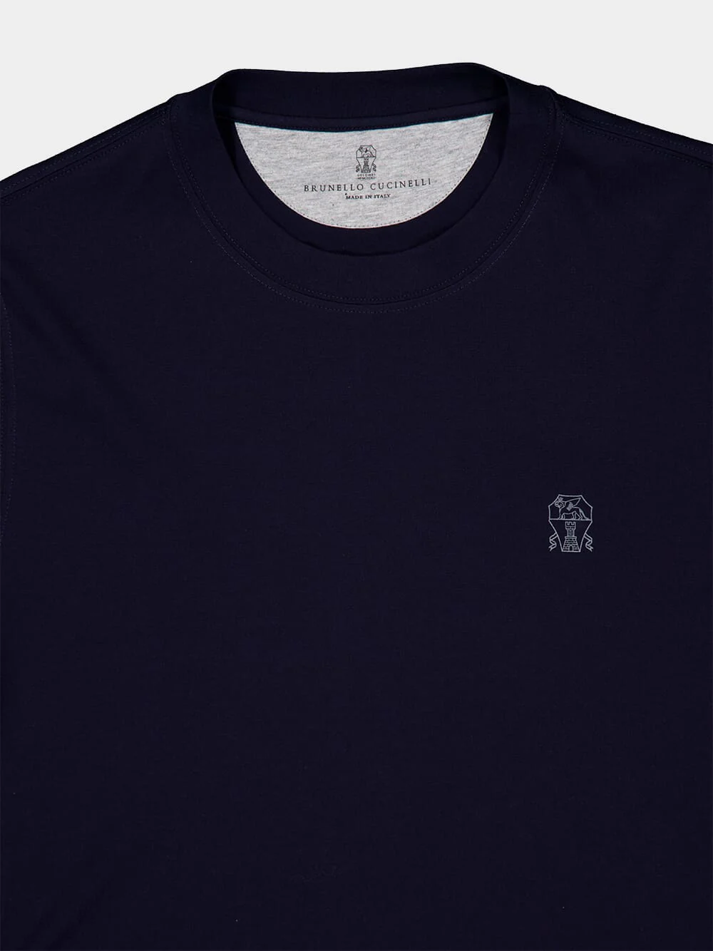 Cobalt Blue Cotton Jersey T-Shirt - Image 5