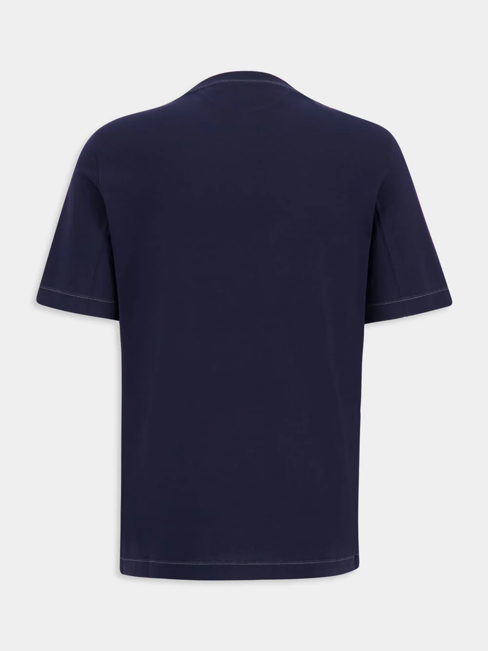 Cobalt Blue Cotton Sport T-Shirt - Image 2