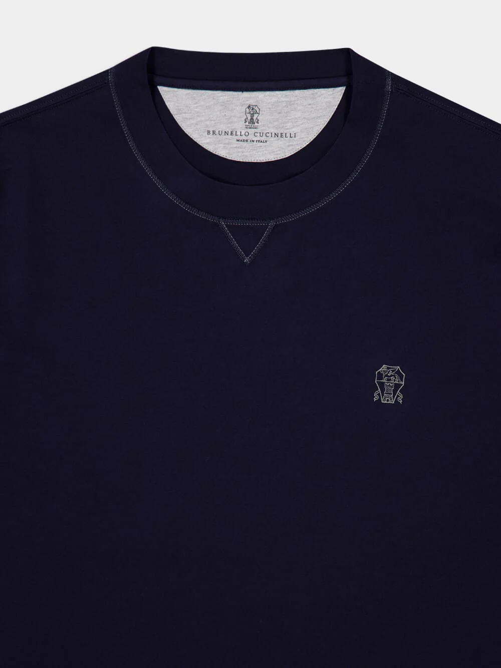 Cobalt Blue Cotton Sport T-Shirt - Image 4