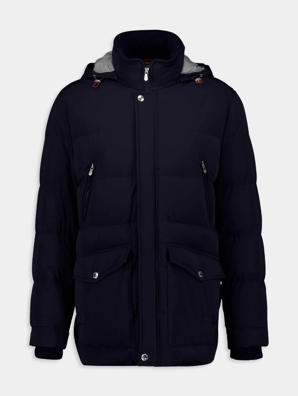 Feather-Down Hooded Jacket