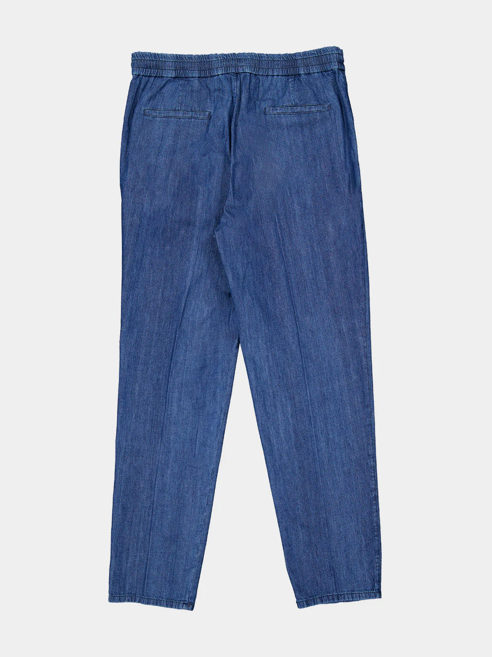 Lightweight Denim Drawstring Trousers - Image 8