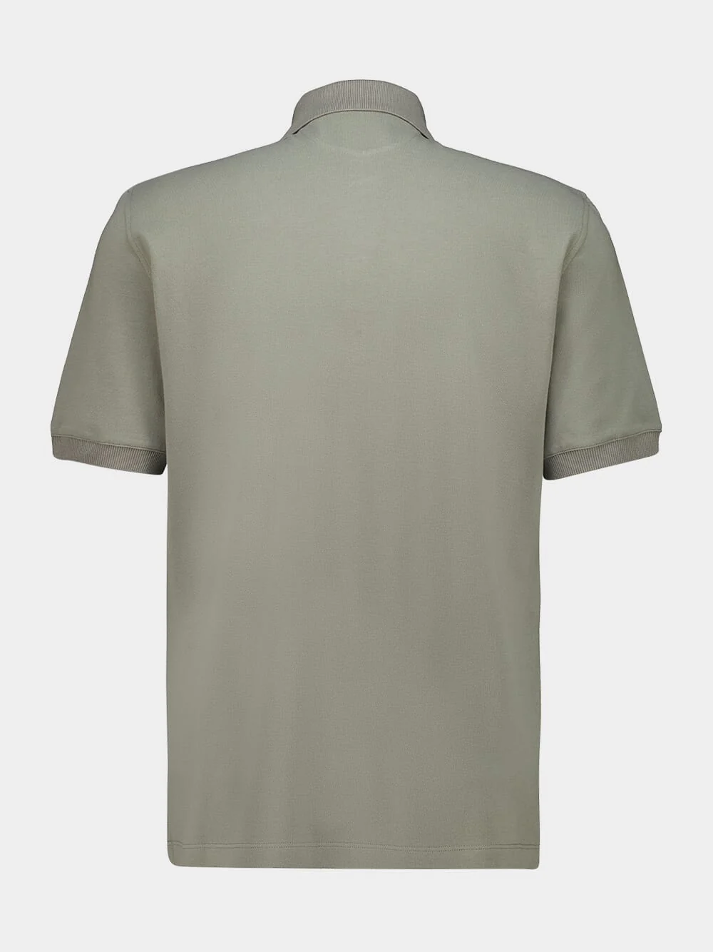 Khaki Cotton Fit Polo Shirt - Image 2