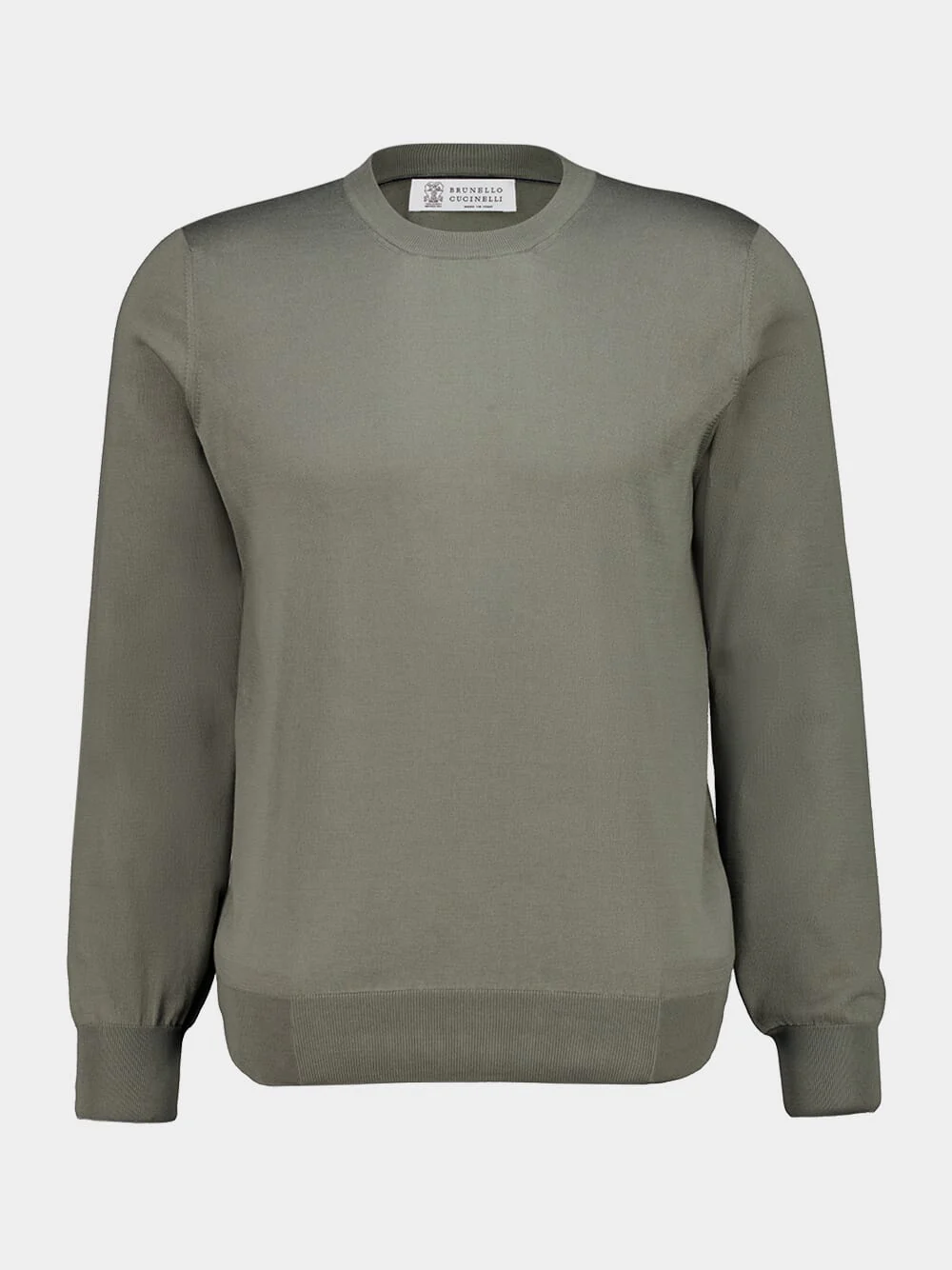 Khaki Lightweight Cotton Sweater