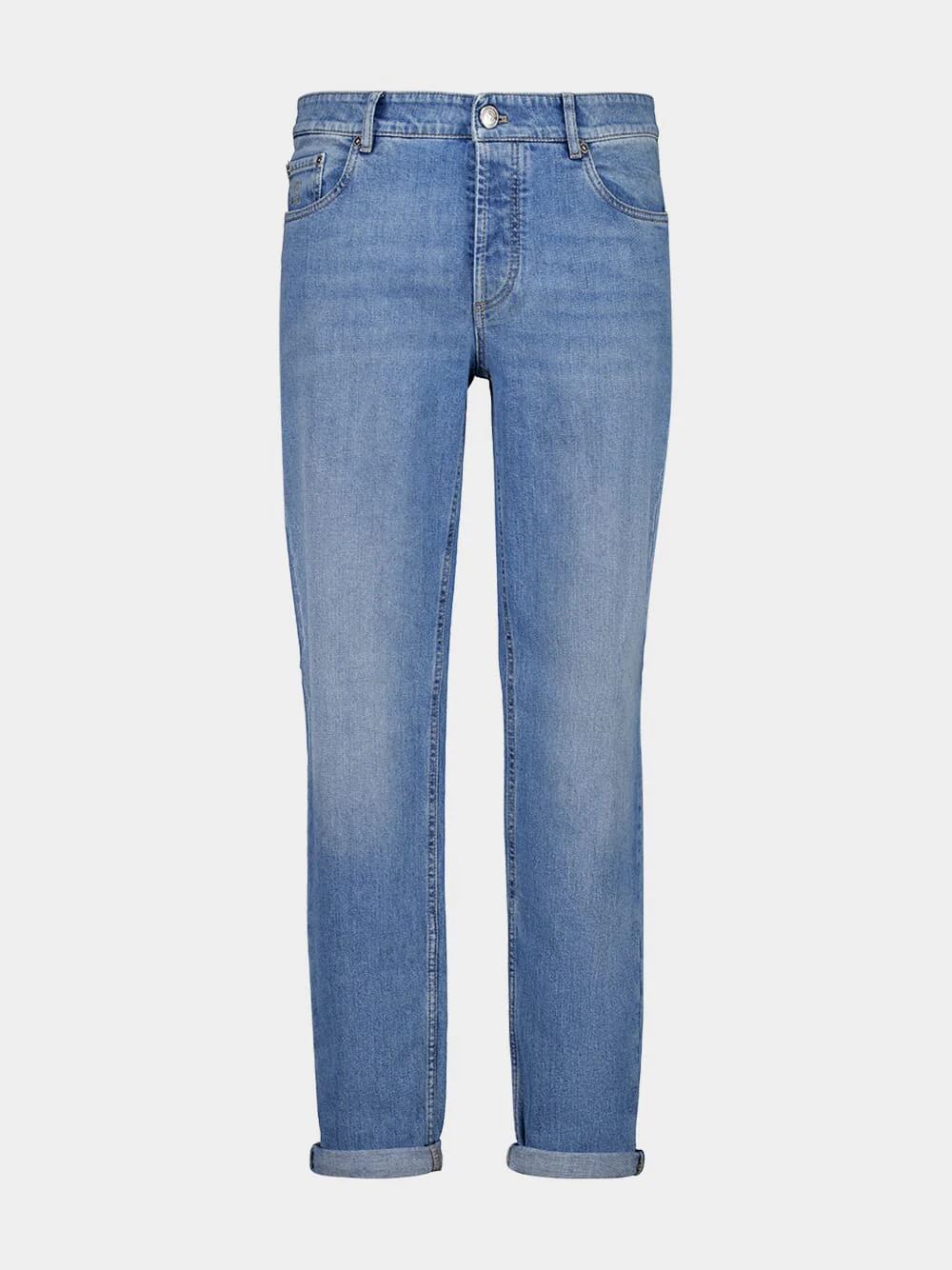 Light Denim Traditional Fit Jeans