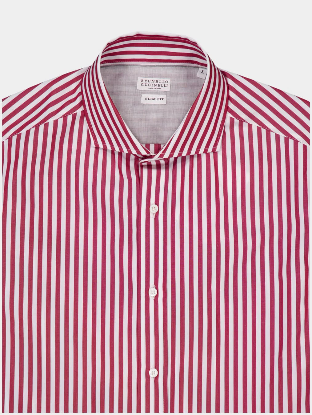 Long-Sleeve Striped Cotton Shirt - Image 3