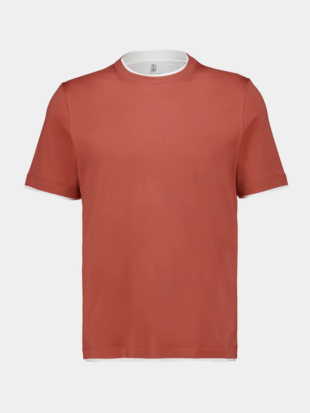Medium Orange Faux-Layered T-Shirt