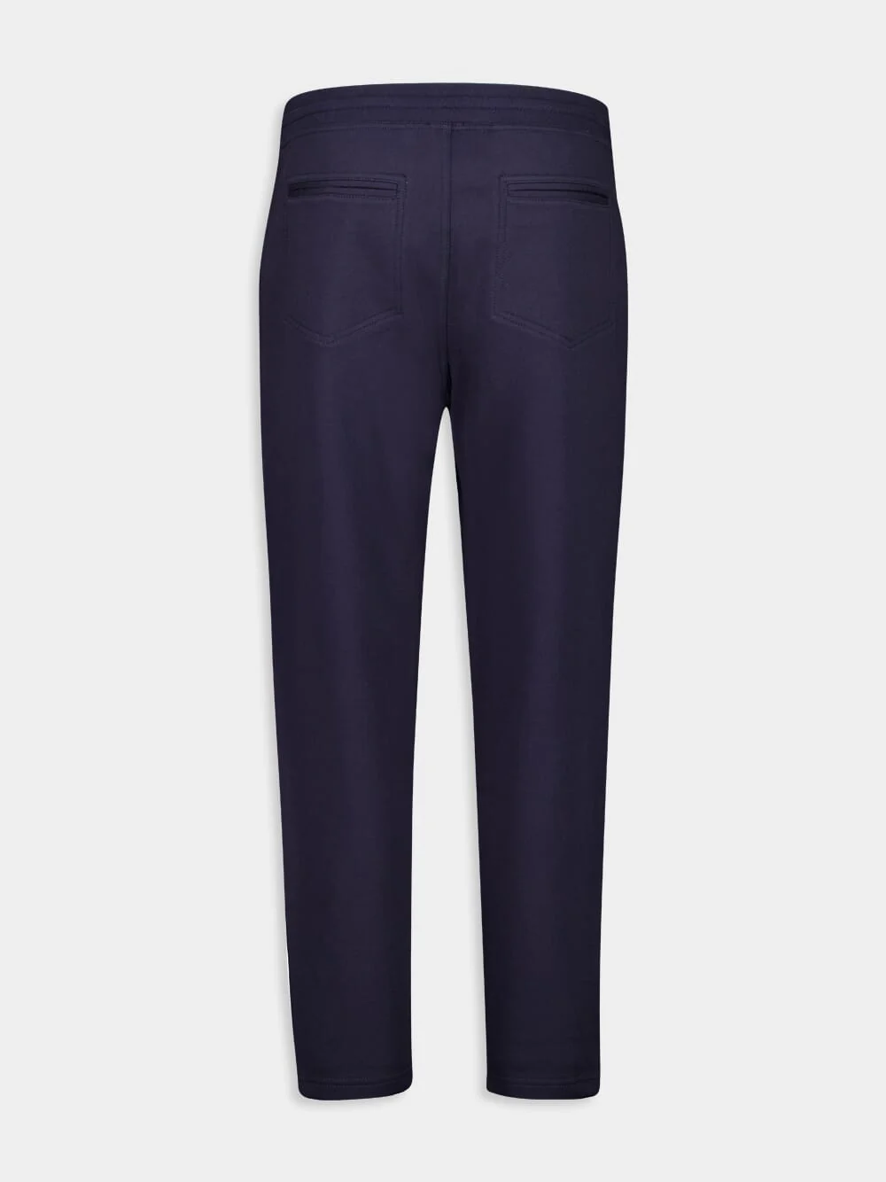 Navy Blue Cotton Sport Trousers - Image 2