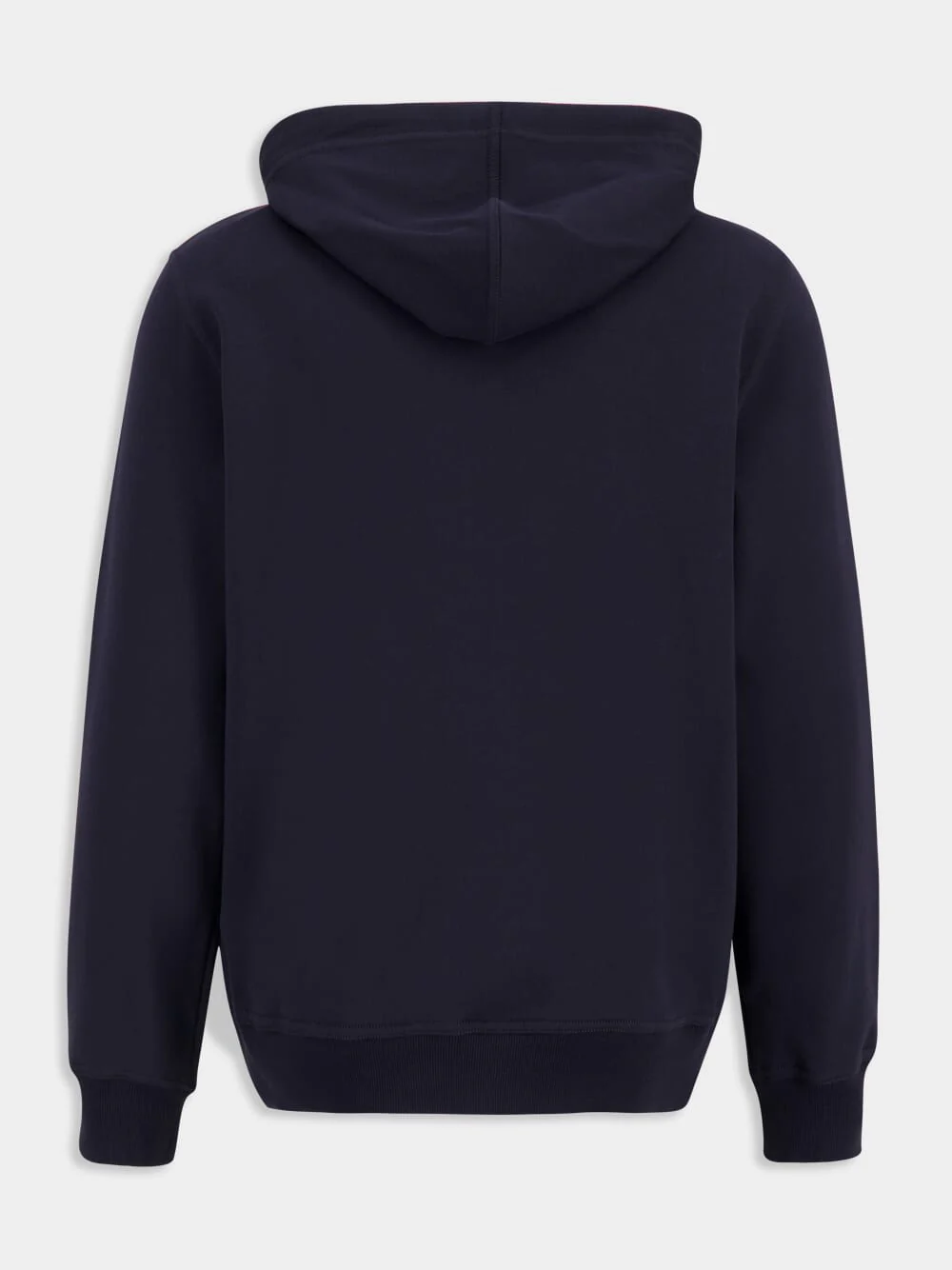 Navy Blue Cotton Zip Jacket - Image 2